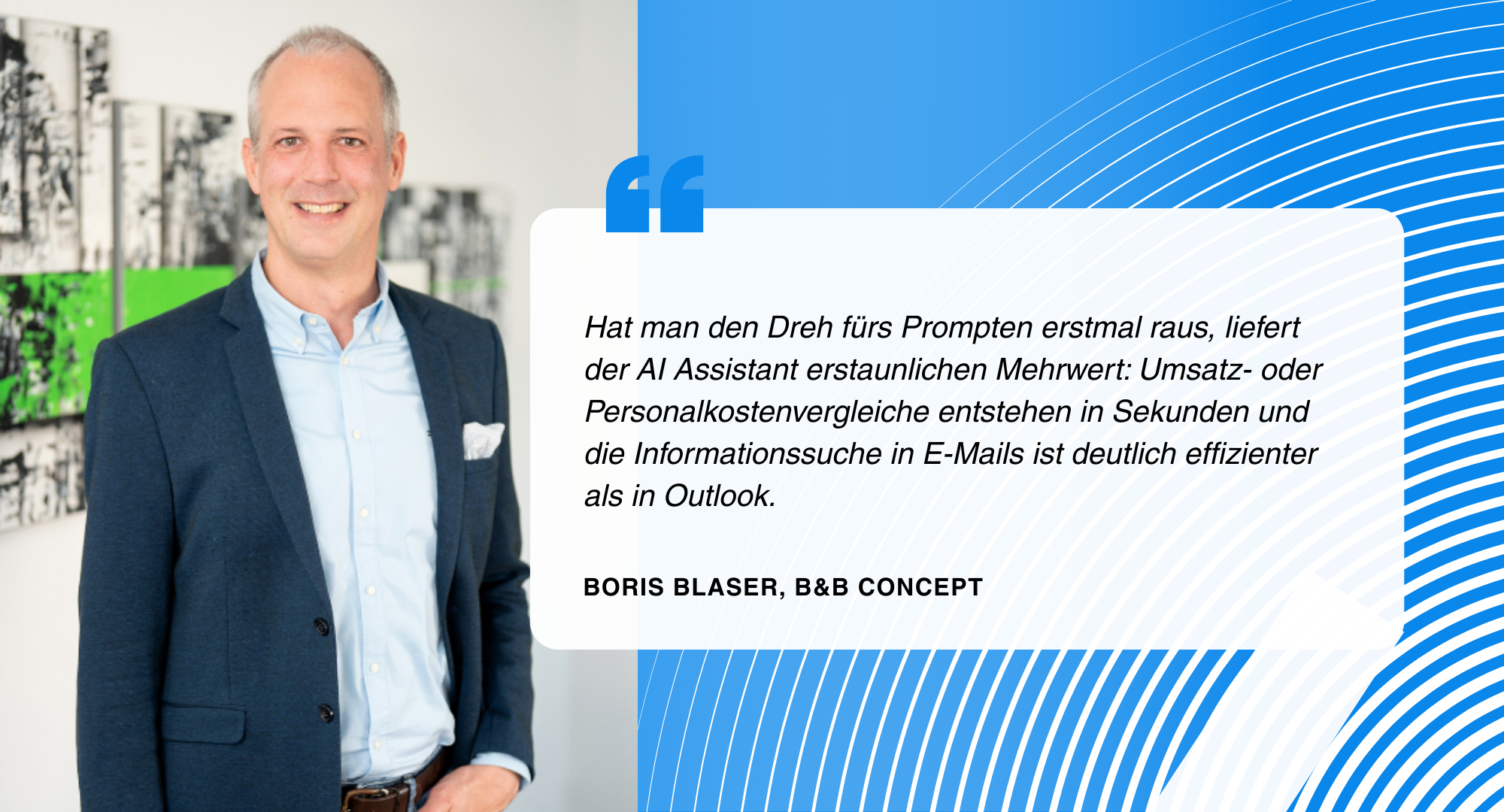 Testimonial Boris Blaser DMS AI Assistant